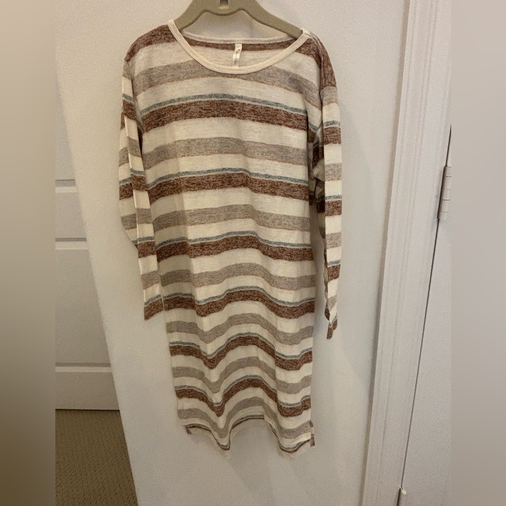 Rylee + Cru Multicolor Striped Dress. Size 8/9.